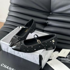 샤넬 메리제인 플랫 (3가지 컬러 )