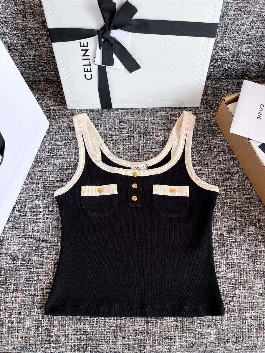 셀린느 크롭 나시