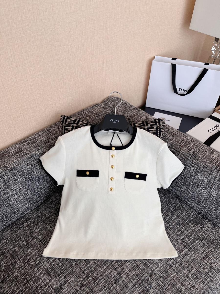 셀린느 반팔 니트