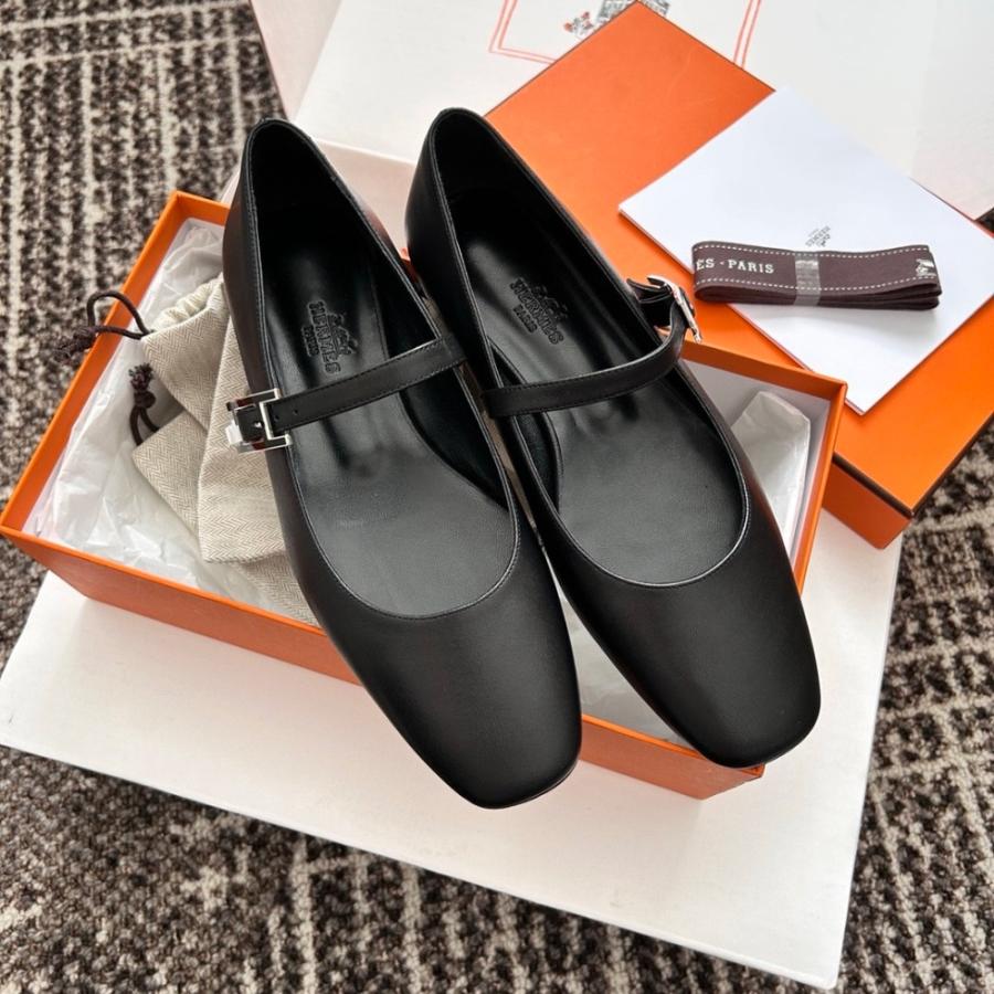 에르메스 제인 발레리라 플랫 (2가지 컬러)