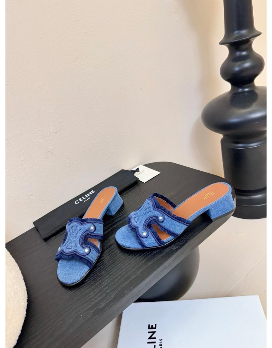 셀린느 프린지 뮬 (2가지 컬러)