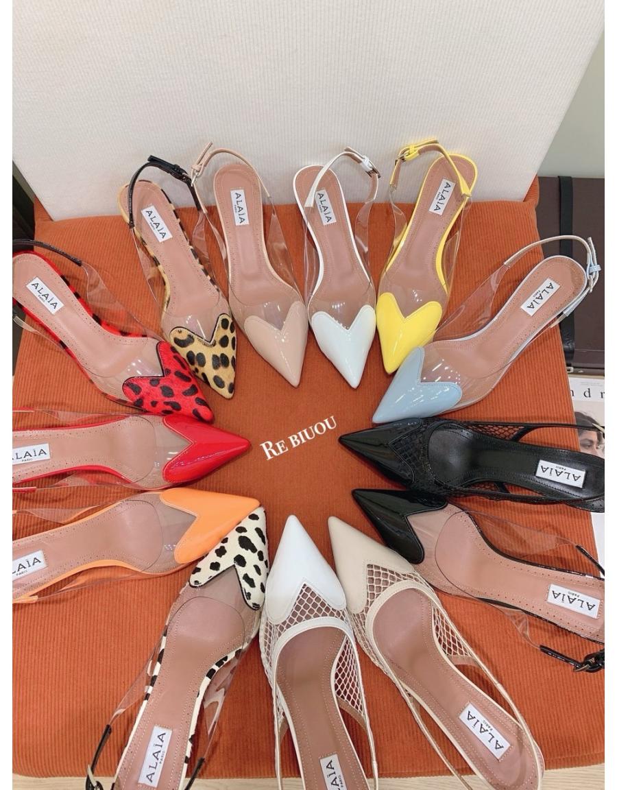 알라이아 하트슬링백 (9가지 컬러)