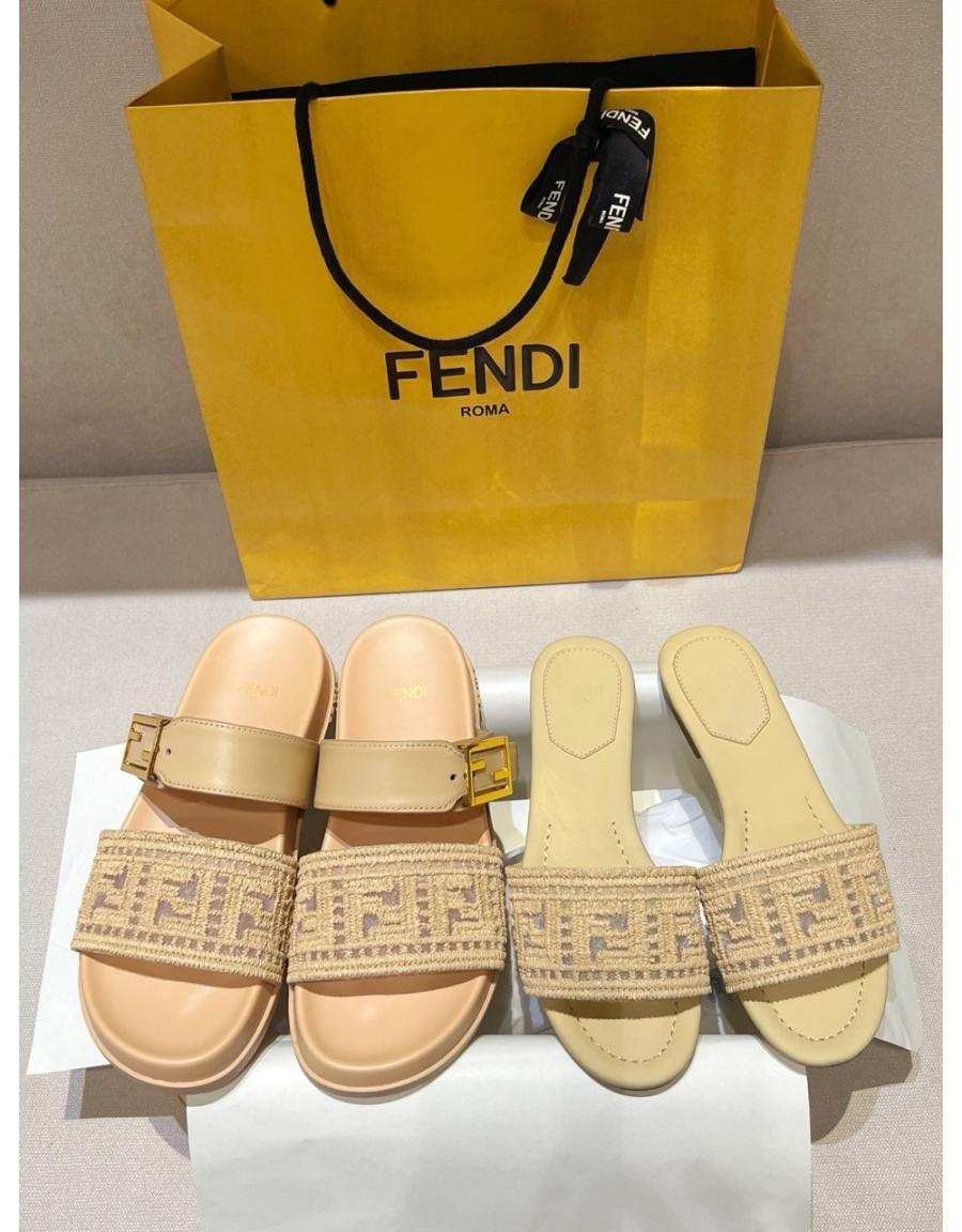 펜디 크로셰 뮬 (2가지 색상)