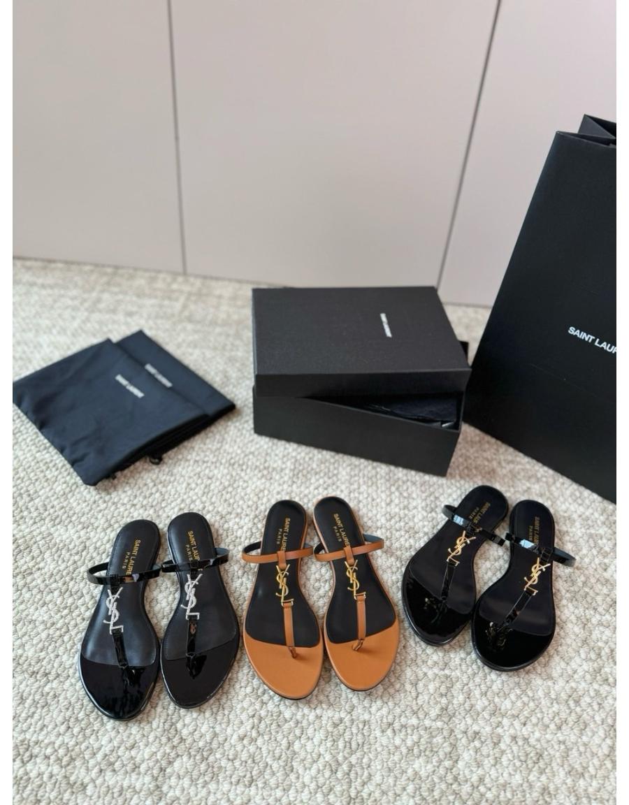 생로랑 카산드라 쪼리 샌들 (3가지 컬러)