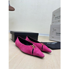 생로랑 스웨이드 플랫슈즈 (3가지컬러)