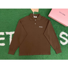 미우미우 폴로 긴팔 티셔츠