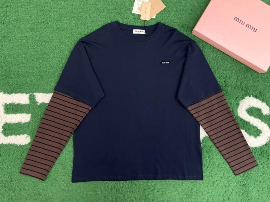 미우미우 긴팔 티셔츠