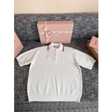 미우미우 폴로 반팔 니트