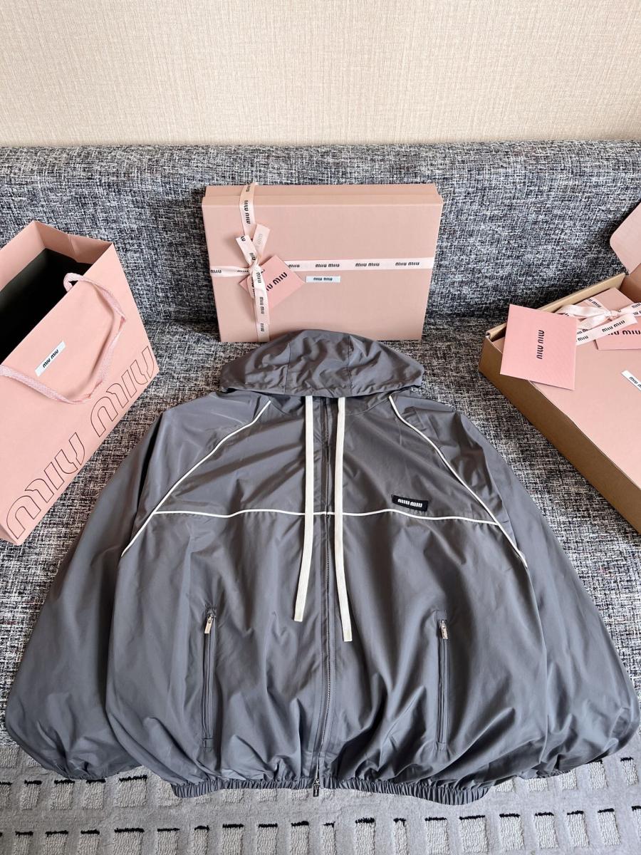 미우미우 블루종 자켓