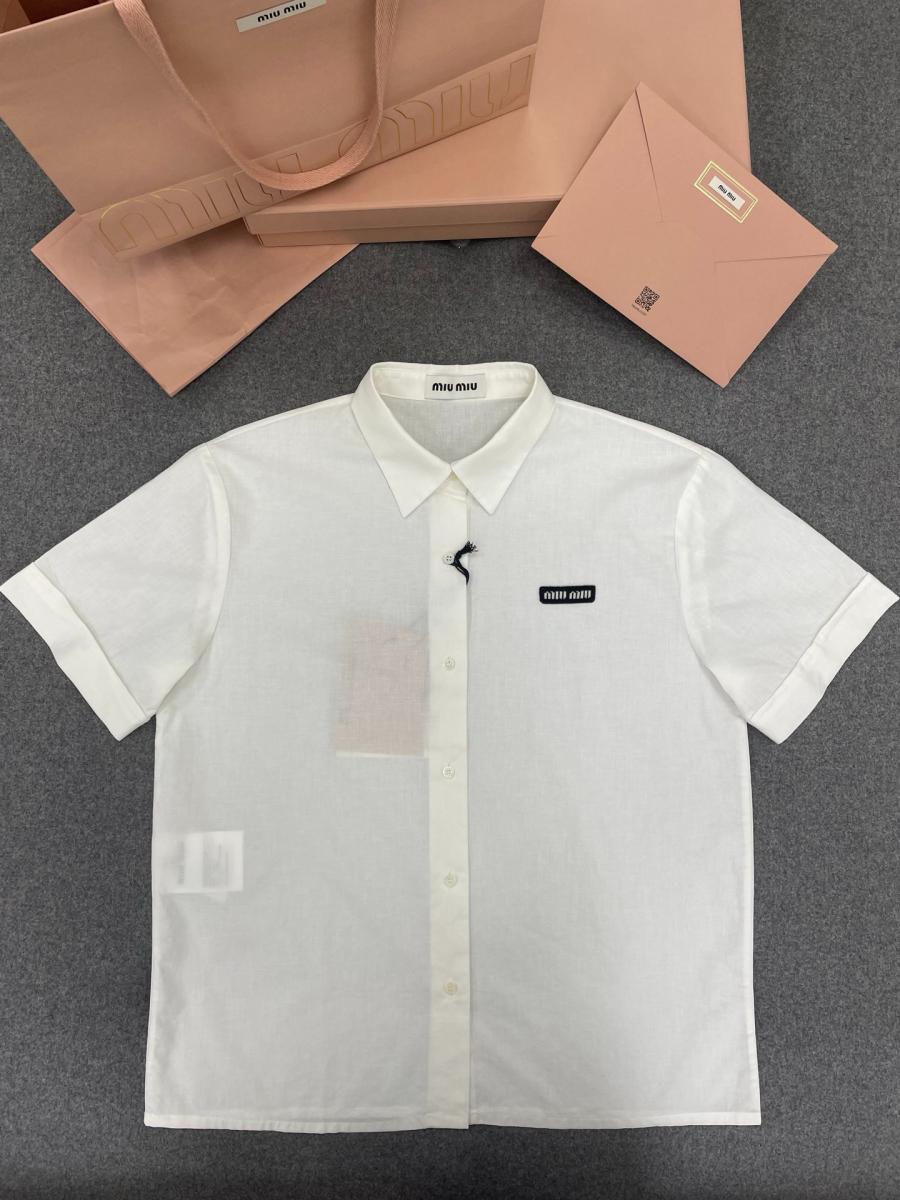 미우미우 반팔 셔츠