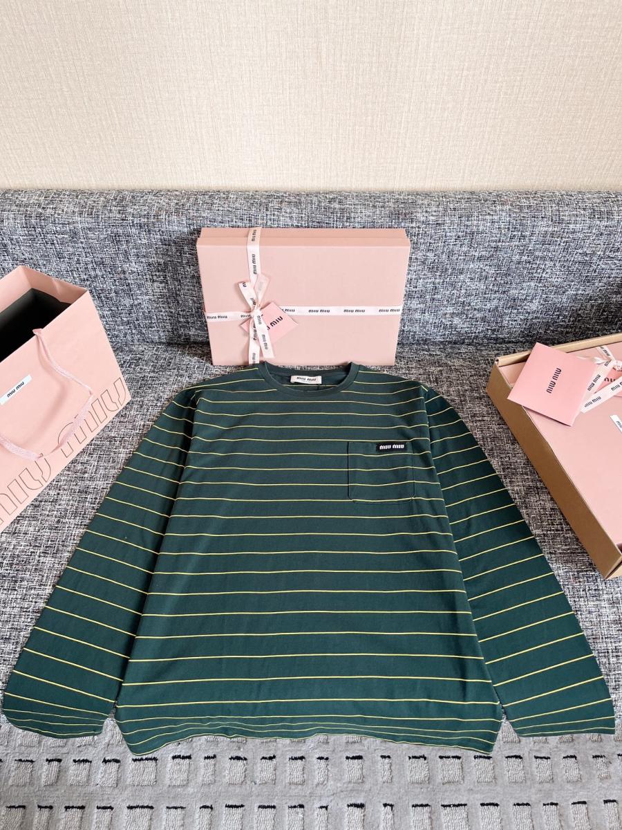 미우미우 긴팔 티셔츠