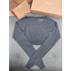 미우미우 보트넥 니트