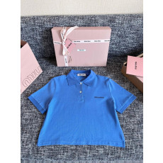 미우미우 폴로 반팔 티셔츠