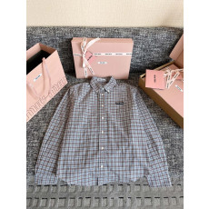 미우미우 체크 셔츠