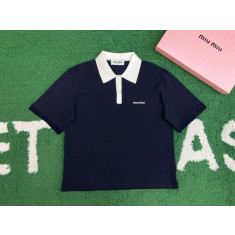 미우미우 폴로 반팔 티셔츠