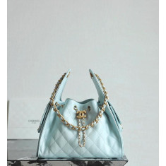 [팬더샵] 샤넬 25백 캐비어 스카이 스몰, 미듐