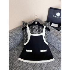 샤넬 반팔 니트