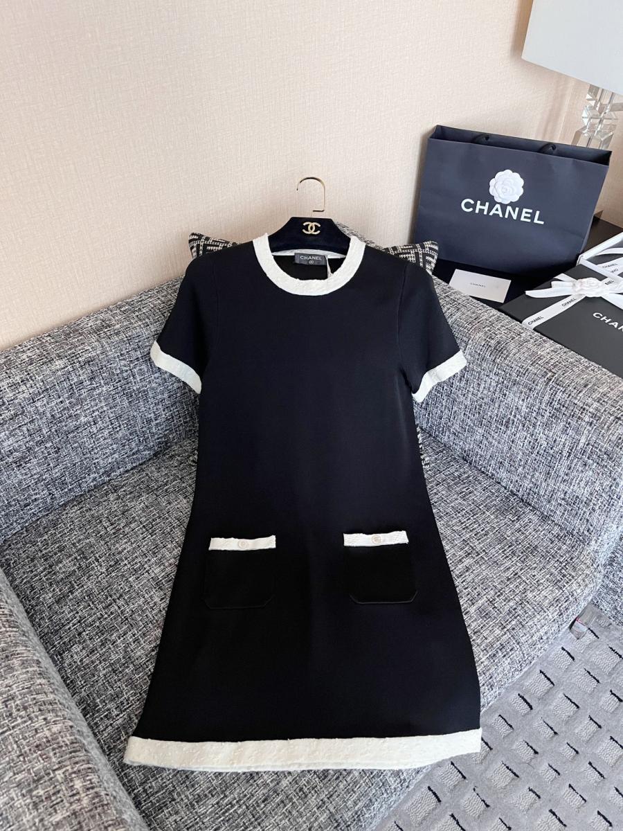 샤넬 반팔 원피스