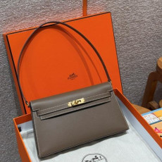 에르메스 켈리 엘란 올수공 마담 레더 (컬러 에토프 금장)