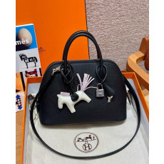 에르메스 볼리드 25 울수공 (컬러 누아)