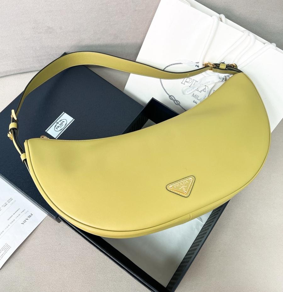 프라다 1BC255 드뮈룬 라지 가죽 숄더백