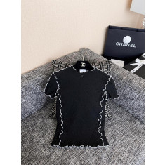 샤넬 반팔 니트