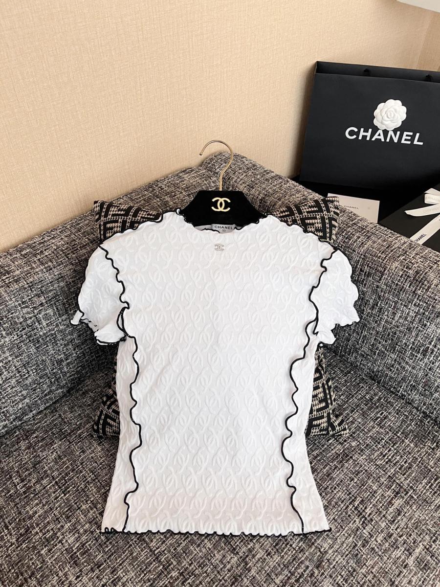 샤넬 반팔 니트