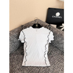 샤넬 반팔 니트