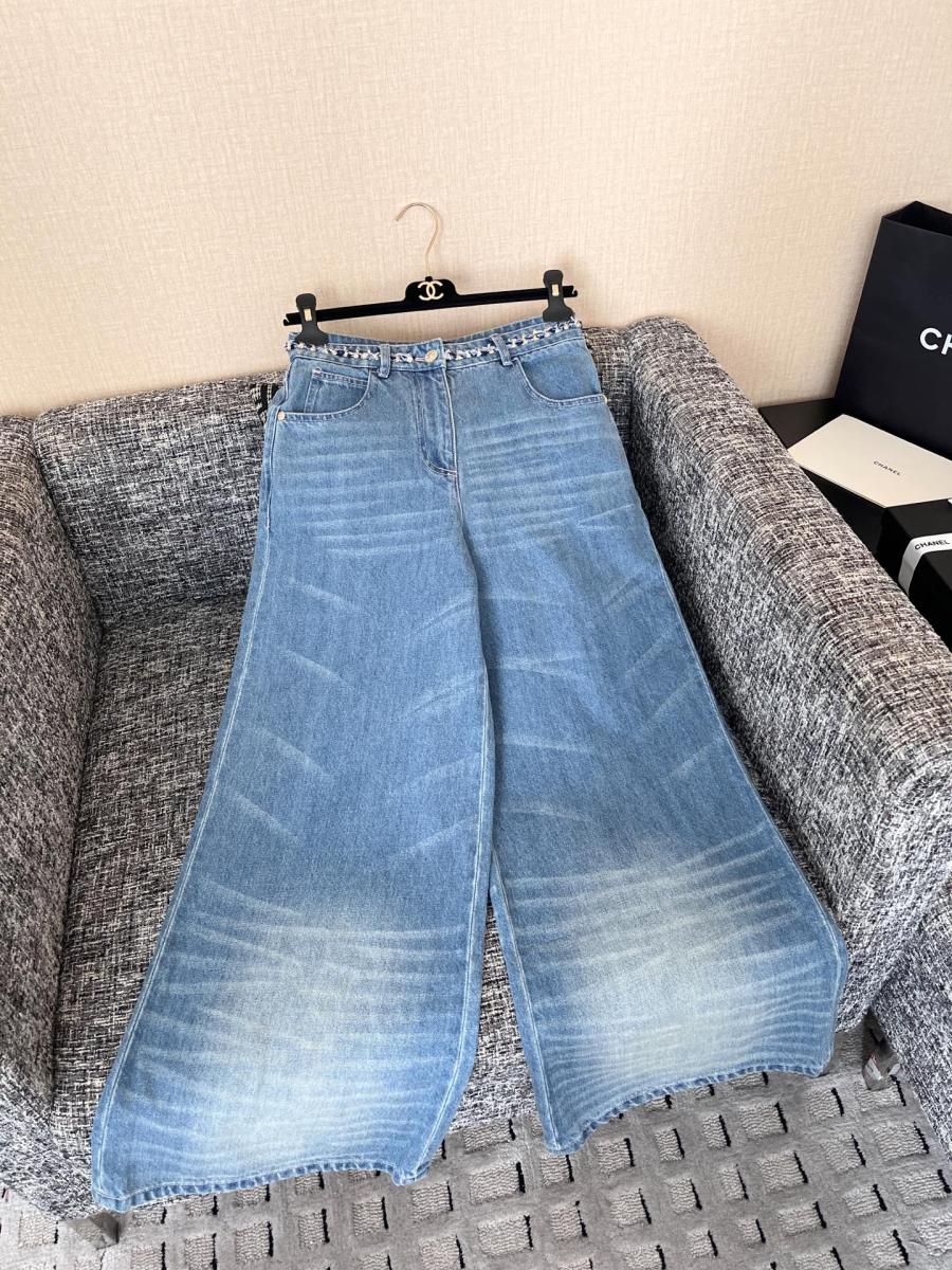 샤넬 데님 팬츠