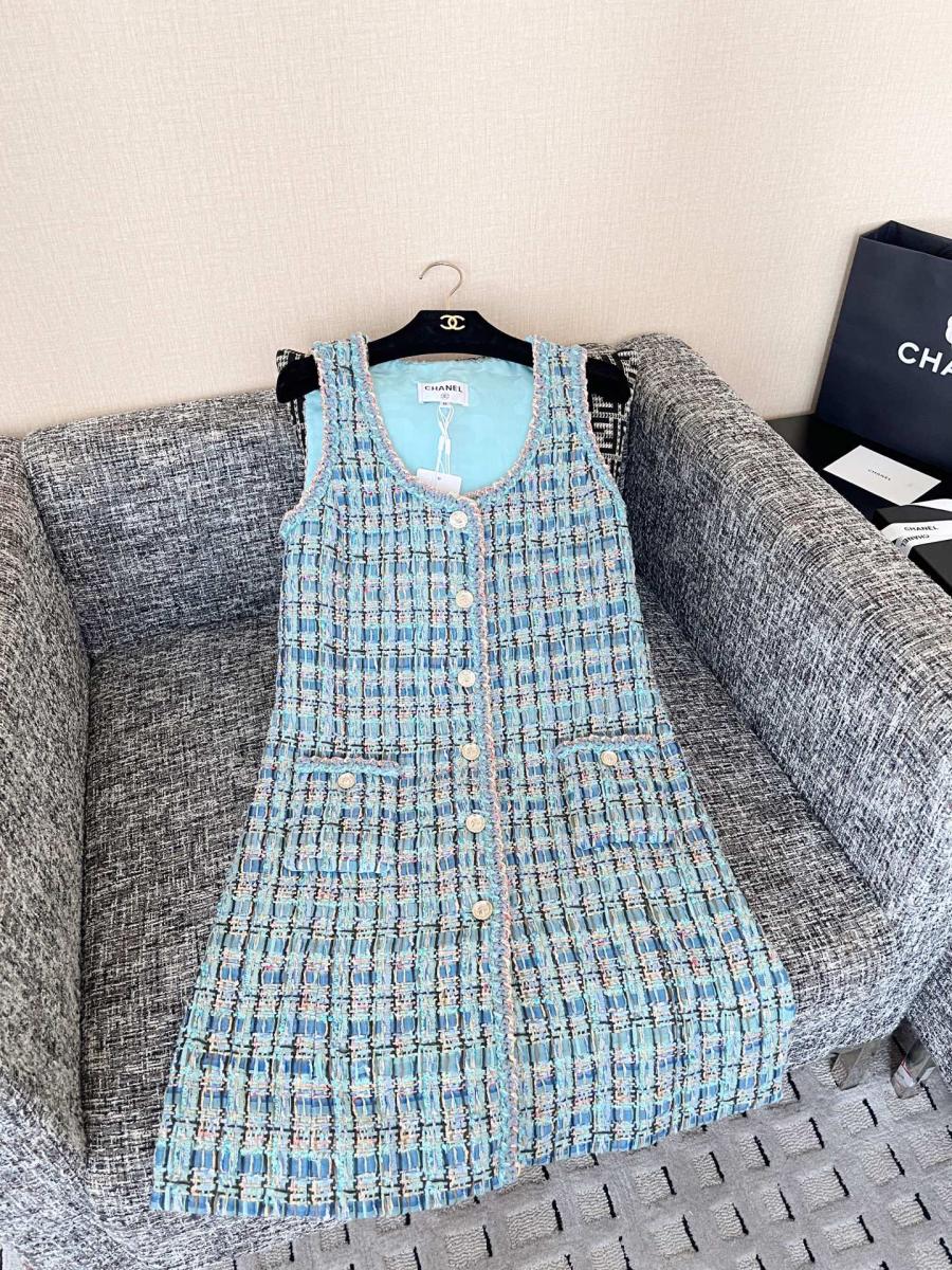 샤넬 트위드 원피스