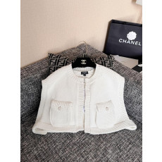 샤넬 니트 조끼