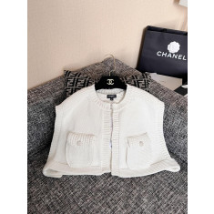 샤넬 니트 조끼