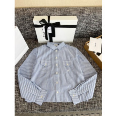 셀린느 크롭 셔츠