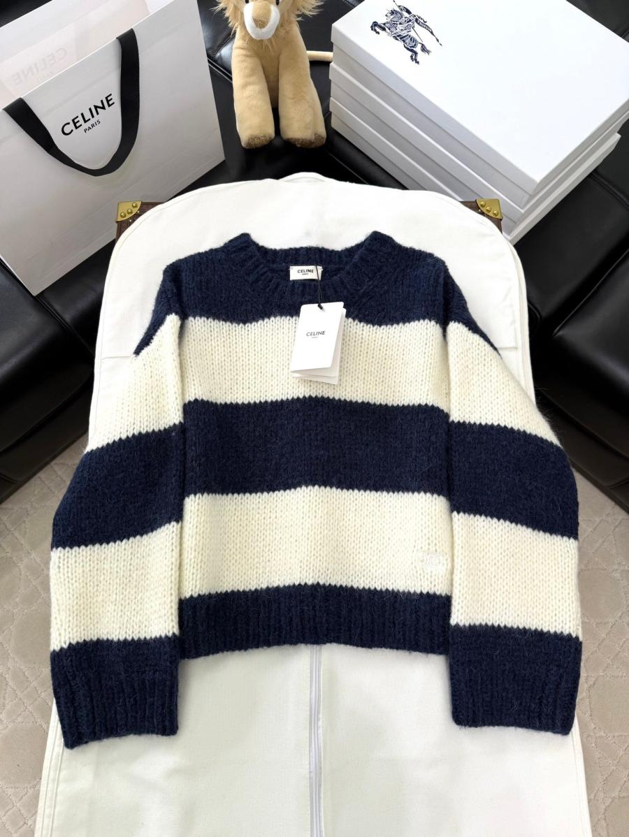 셀린느 스트라이프 니트