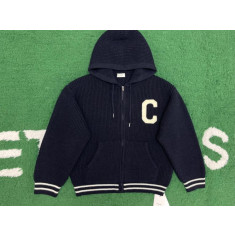 셀린느 컬리지 후드 니트