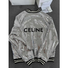 셀린느 시퀸 테디 자켓