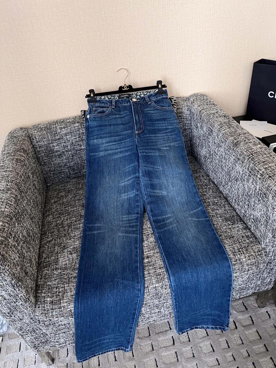 샤넬 데님 팬츠