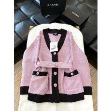 샤넬 배색 가디건