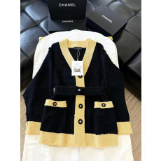 샤넬 배색 가디건