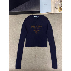 프라다 크롭 니트