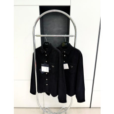 프라다 코듀로이 셔츠