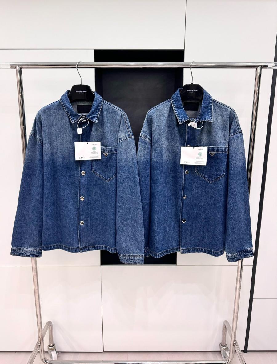 프라다 데님 셔츠