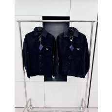 프라다 벨벳 셔츠