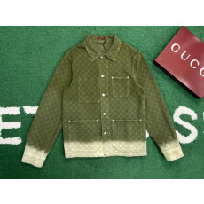 구찌 블리치 데님 셔츠