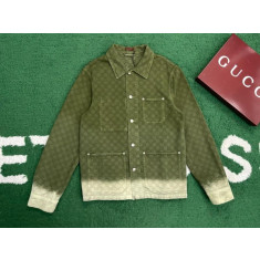 구찌 블리치 데님 셔츠