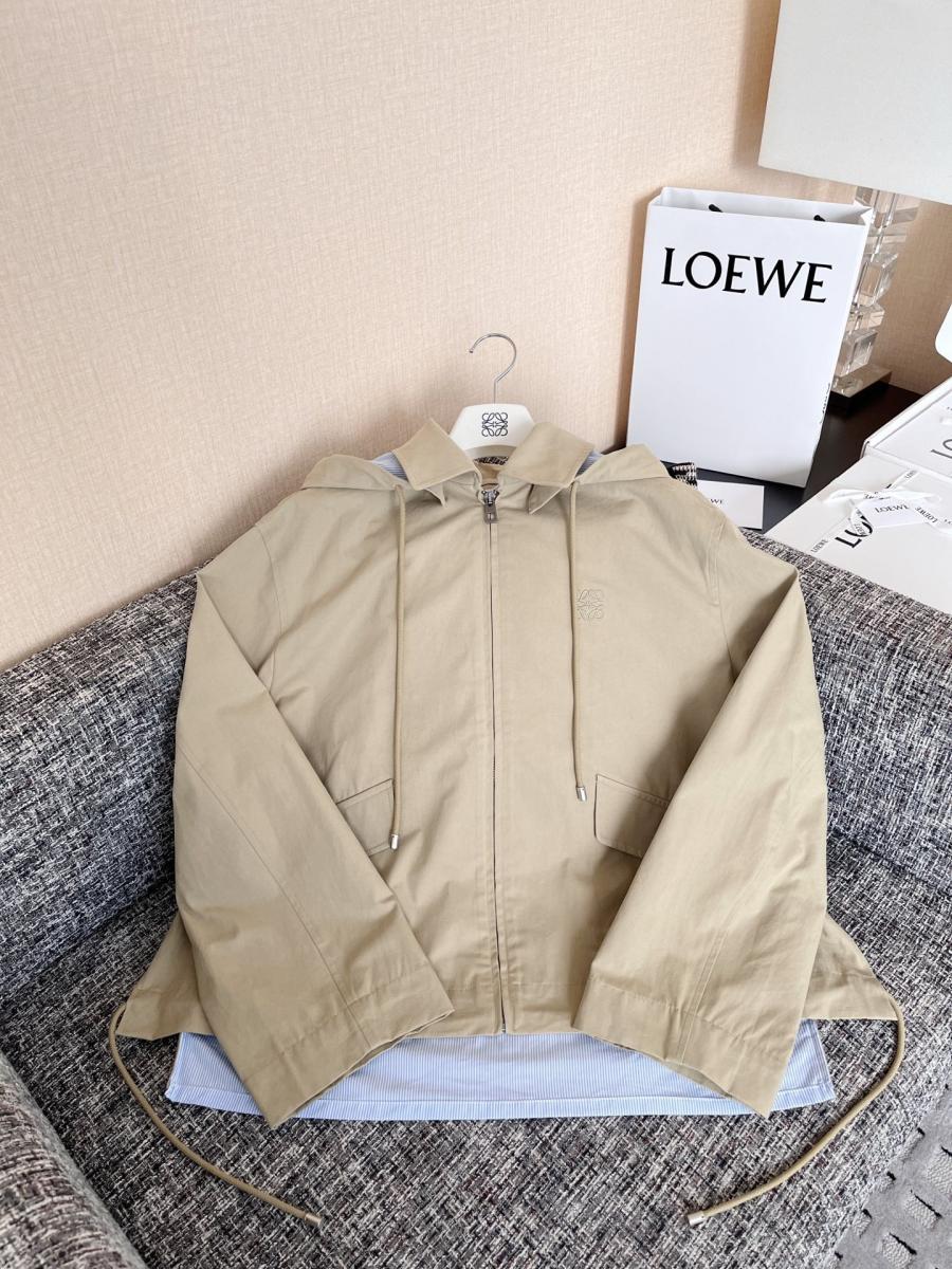 로에베 후드 파카 자켓