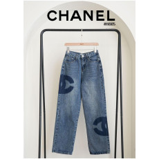 샤넬 빈티지 CC 와이드 데님팬츠 (국내배송)