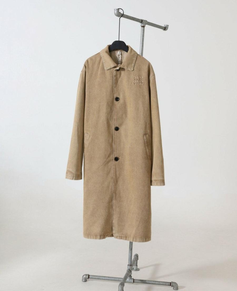 미우미우 데님 코트 (국내배송)