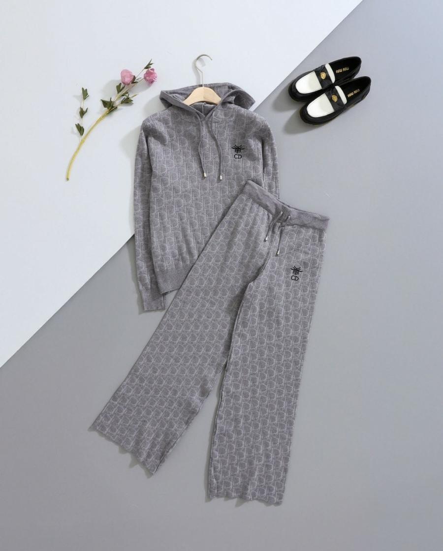 디올 테리 오블리트 후드니트 셋업 (국내배송)