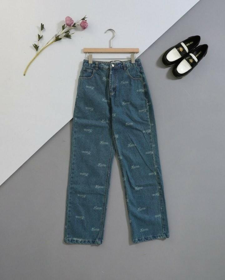 구찌 로우 웨이스트 크롭 데님팬츠 (국내배송)